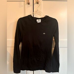 Lacoste Black Long Sleeve Shirt